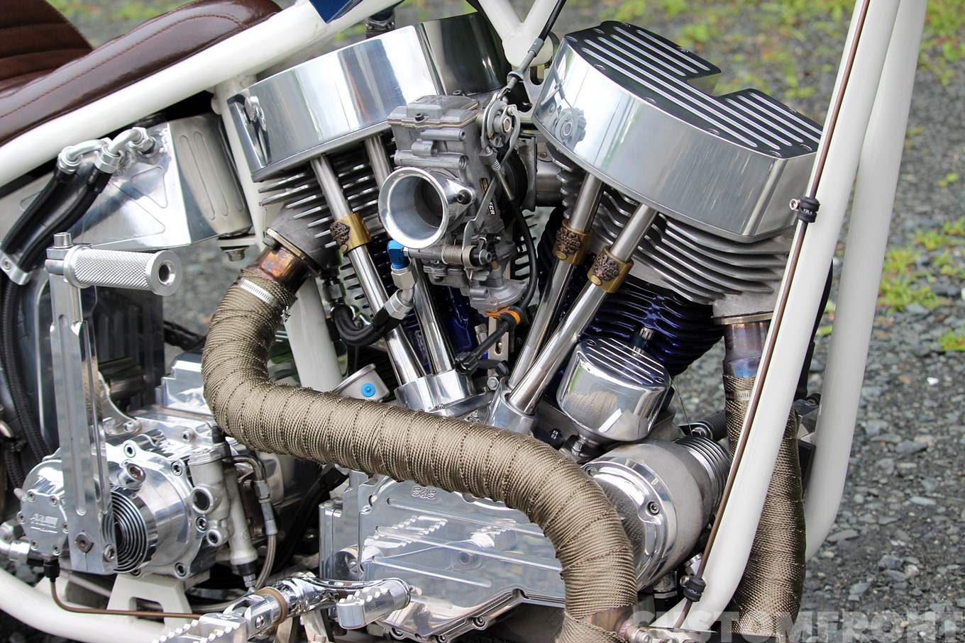 ハーレー パンヘッド FLH 1958のエンジン