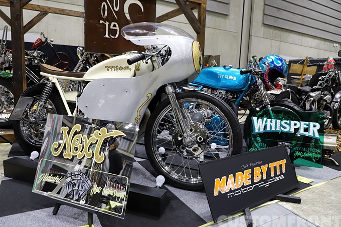 MADE BY TTT MOTORCYCLES／メイドバイスリーティーモーターサイクルズの2019ホットロッドカスタムショー