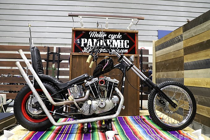 MOTOR CYCLE PANDEMIC／モーターサイクルパンデミックの2019ホットロッドカスタムショー