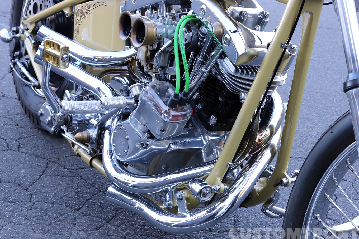ショベルヘッドフリスコチョッパー 1972のエンジン