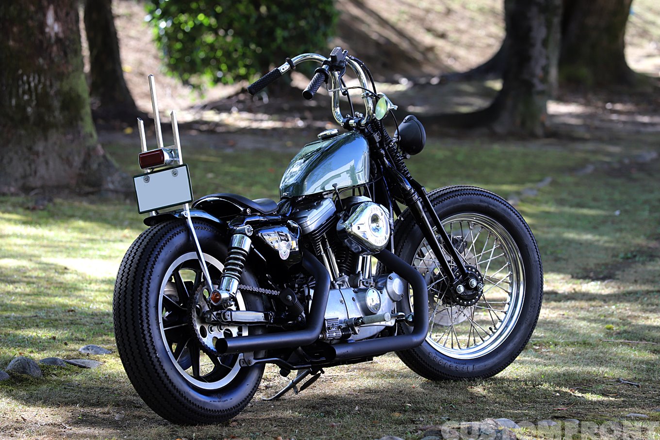 2743円 最大78%OFFクーポン バイク 外装 シーシーバー ハーレー Harley Davidson スポーツスター XL 883 1200 ショートタイプシーシーバー アイアン フォーティーエイト