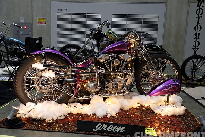 GREEN MOTOR CYCLES／グリーンモーターサイクルスの2022 YOKOHAMA HOT ROD CUSTOM SHOW 横浜ホットロッドカスタムショー
