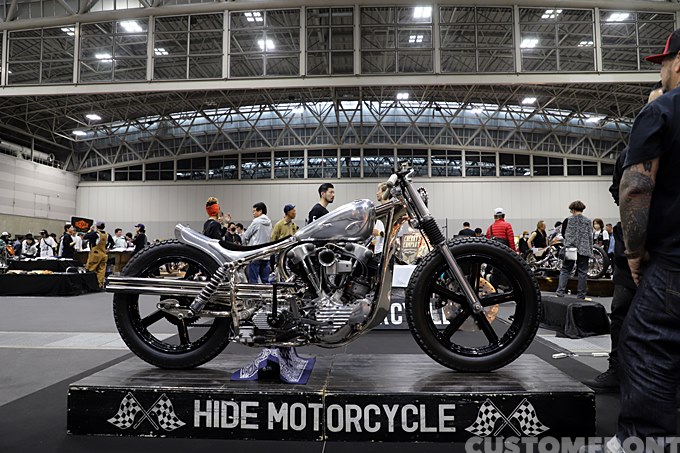 HIDE MOTORCYCLE／ヒデモーターサイクルの2023ジョインツカスタムバイクショー(JOINTS CUSTOM BIKE SHOW)