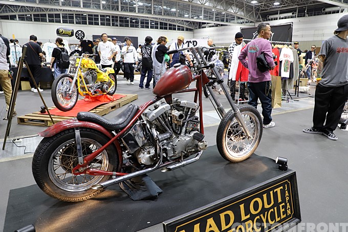 MAD LOUT MOTORCYCLE／マッドラウトモーターサイクルの2024ジョインツカスタムバイクショー(JOINTS CUSTOM BIKE SHOW)