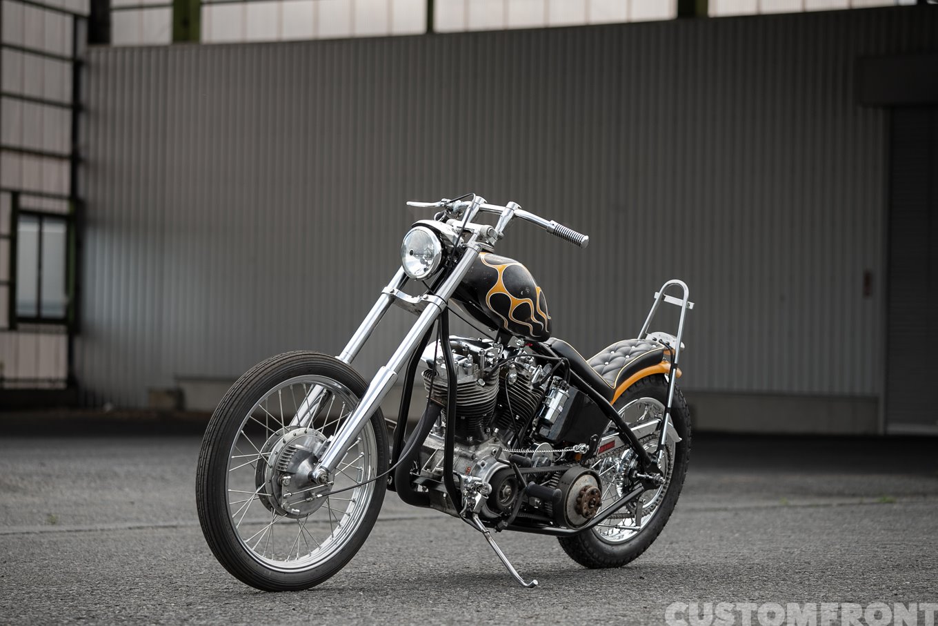 POWERS MOTORCYCLEのハーレー オールドスクールのショベルヘッド FLH 1971年