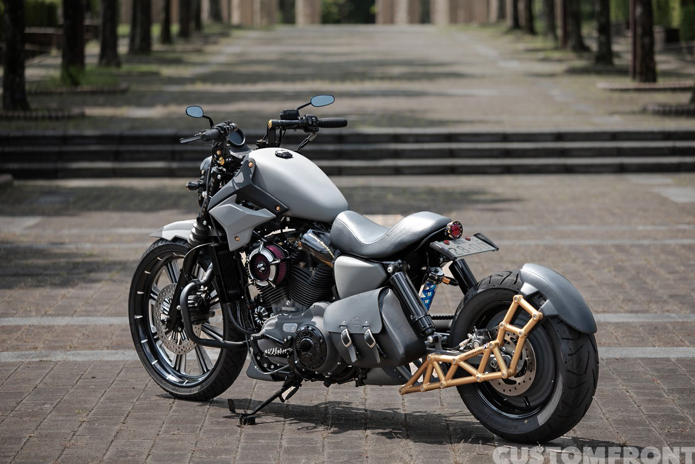 KATSU MOTORWORKSのハーレー XL1200Nスポーツスターのロンスイカスタム 2014年