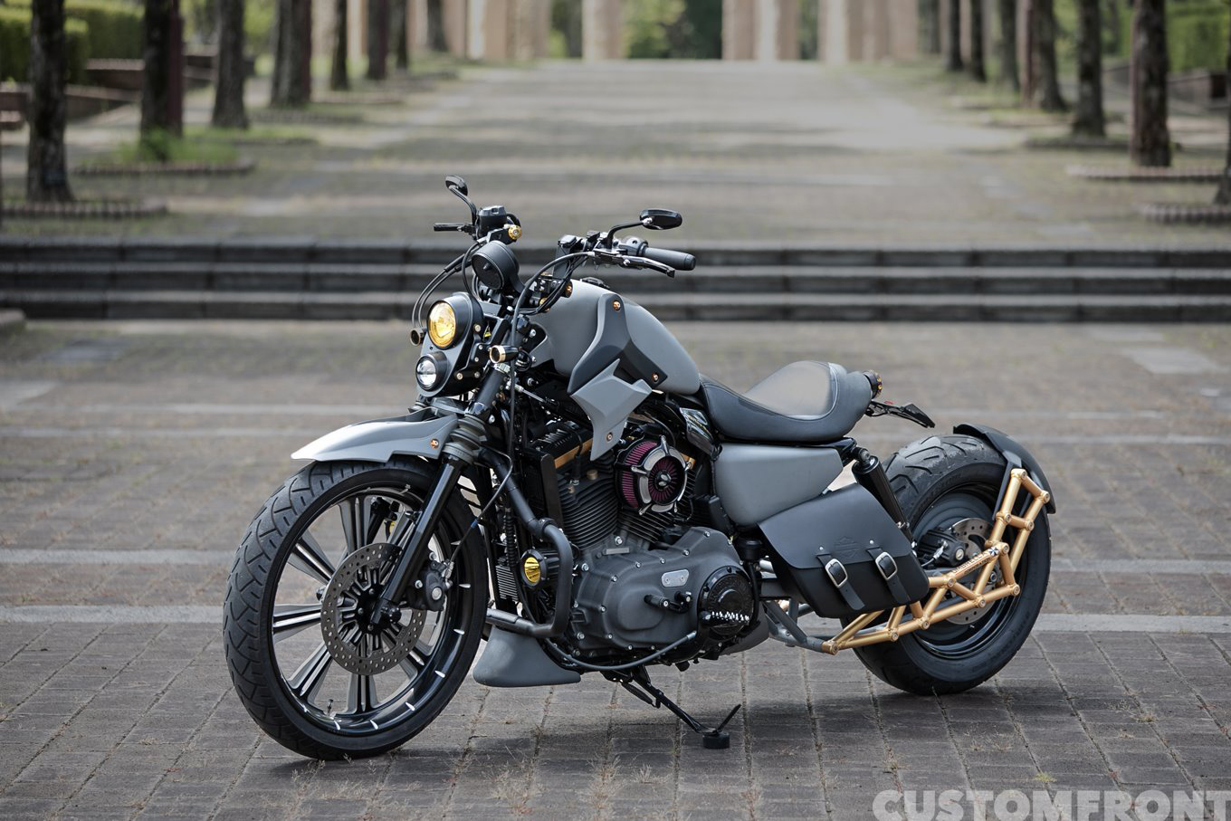 KATSU MOTORWORKSのハーレー XL1200Nスポーツスターのロンスイカスタム 2014年