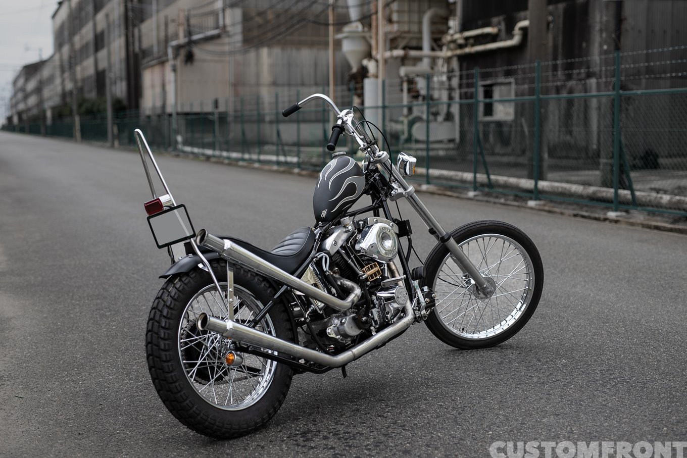 WEST VILLAGE CUSTOM CYCLESのショベルヘッドのオールドスクールチョッパー FXWG 1983年