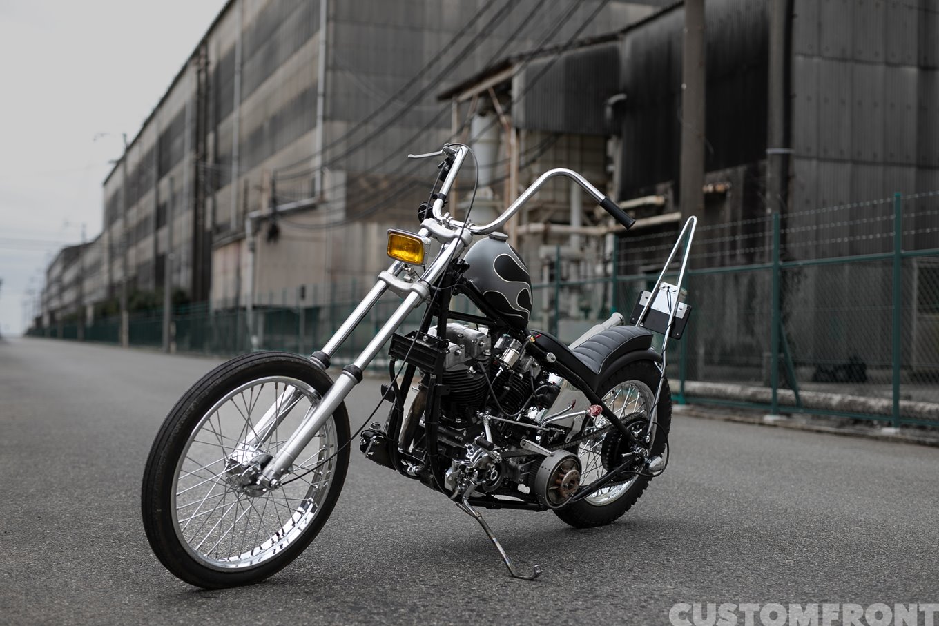 WEST VILLAGE CUSTOM CYCLESのショベルヘッドのオールドスクールチョッパー FXWG 1983年