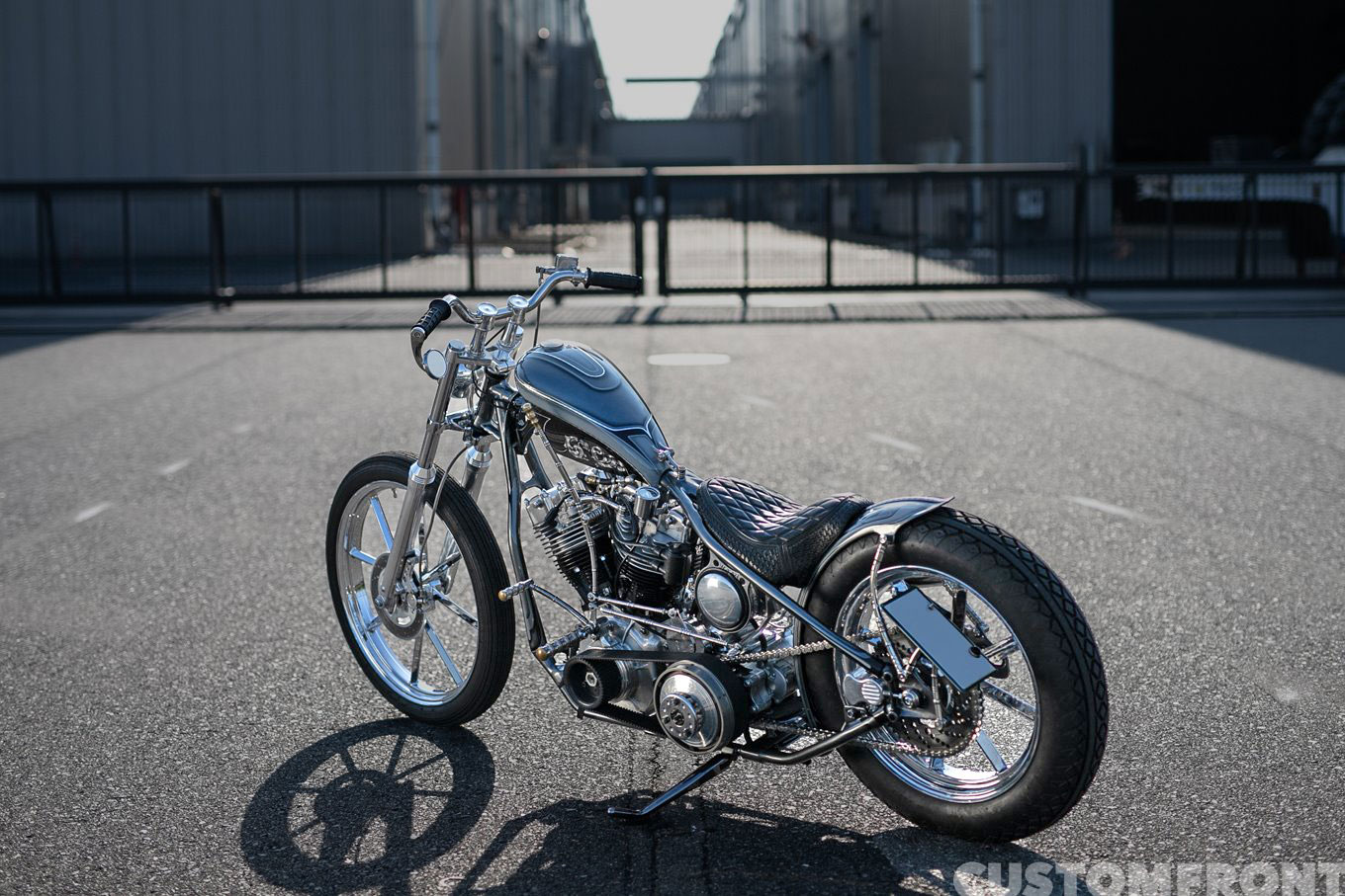 ヴィダモーターサイクルのショーバイク(アーリーショベルヘッド)チョッパー 1967年