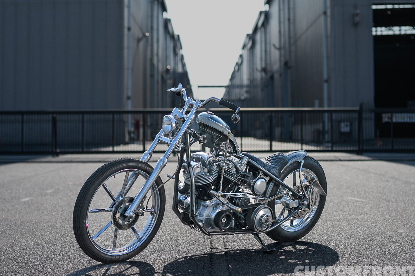 ヴィダモーターサイクルのショーバイク(アーリーショベルヘッド)チョッパー 1967年