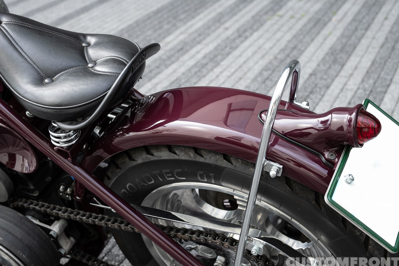 エボリューション(EVO)のフリスコスタイルチョッパー 1986年のフェンダー