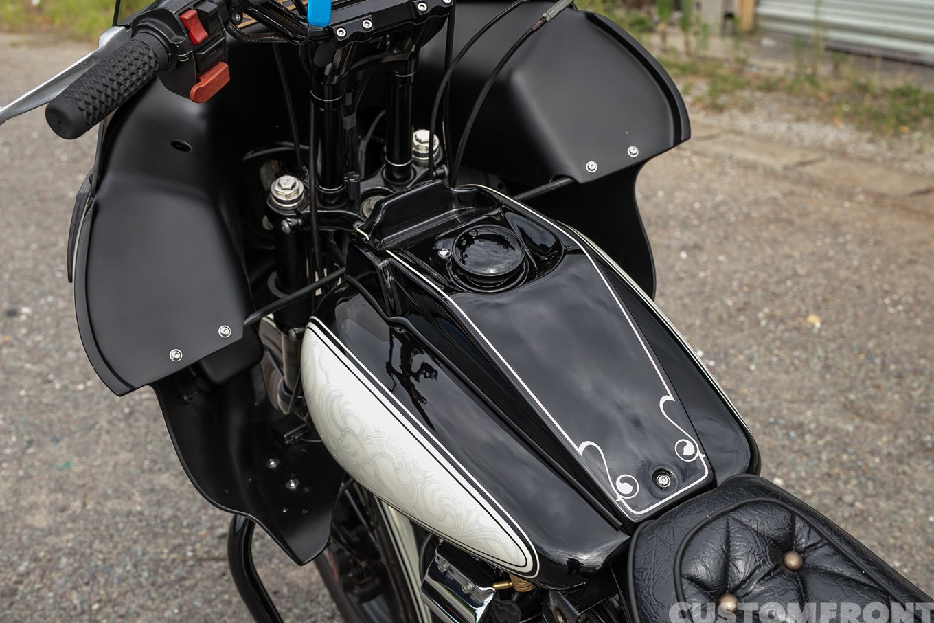 FXRPポリスのクラブスタイルカスタム 1992年のガスタンク