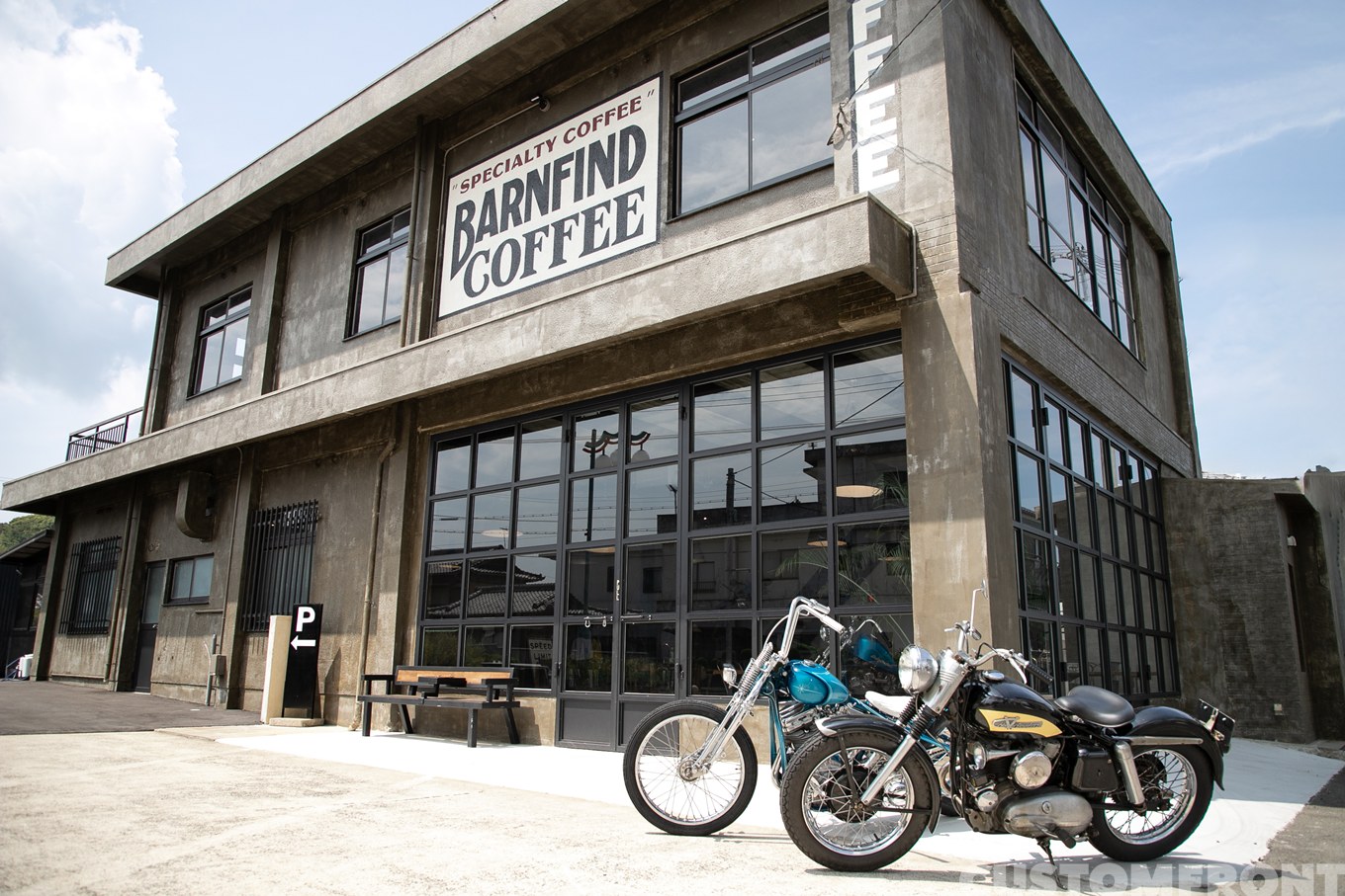 バーンファインドコーヒー Barnfind Coffeeのハーレーバイク輸入車販売店