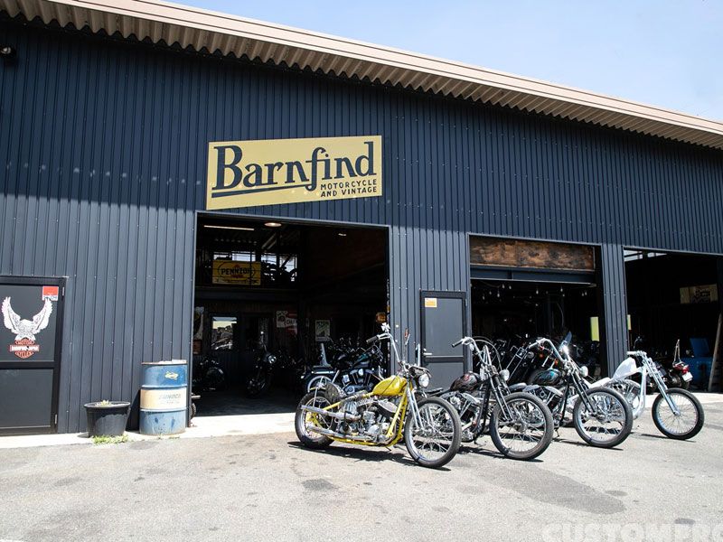 バーンファインド BARNFINDのハーレーバイク輸入車販売店紹介 兵庫県淡路市