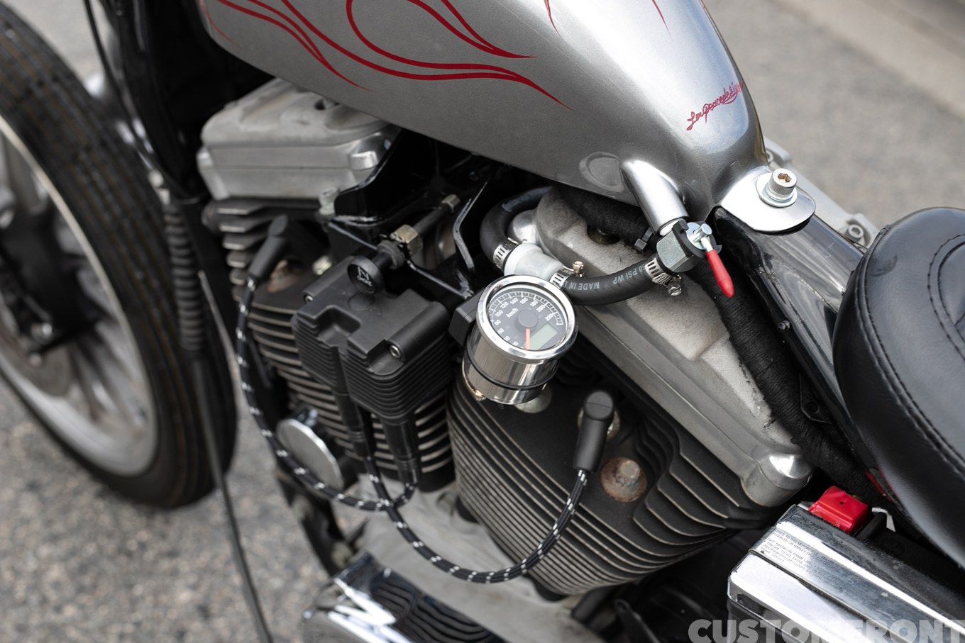 スポーツスター XLH1200S 2003年のストリートカスタムのスピードメーター