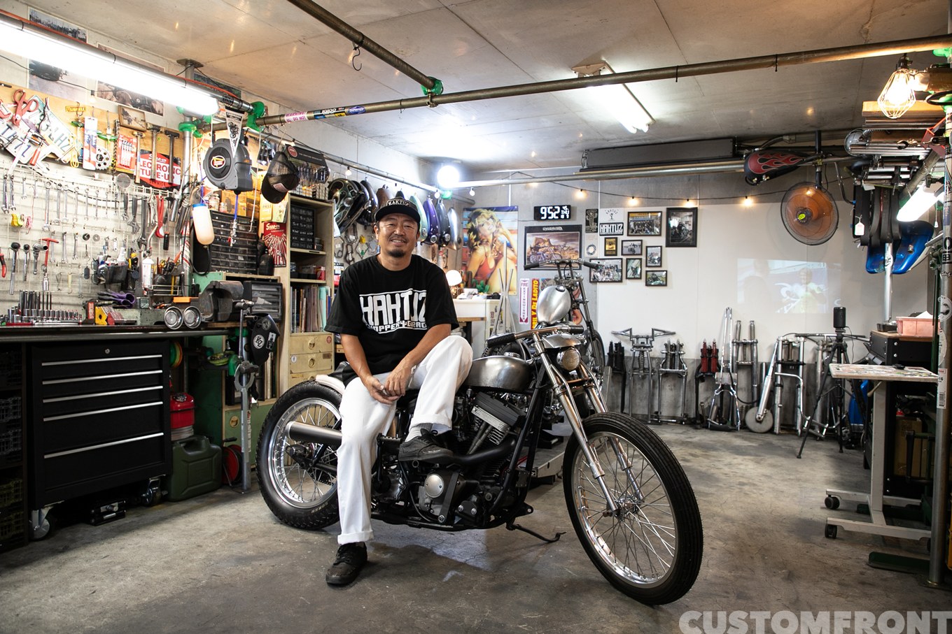 カクタスチョッパーガレージ KAKTUZ CHOPPER GARAGEのハーレー