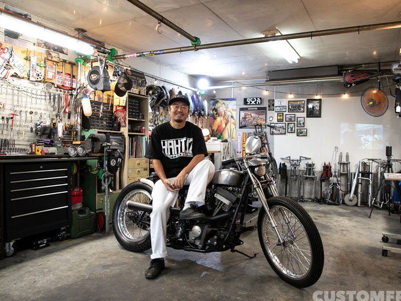 カクタスチョッパーガレージ KAKTUZ CHOPPER GARAGEのハーレー