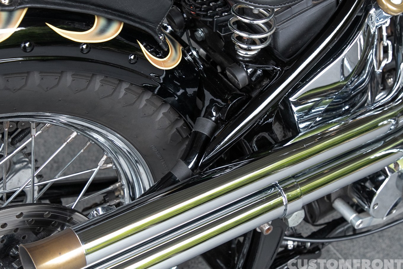 EVOスプリンガーソフテイルチョッパー FLSTS 1991年のフレームワーク