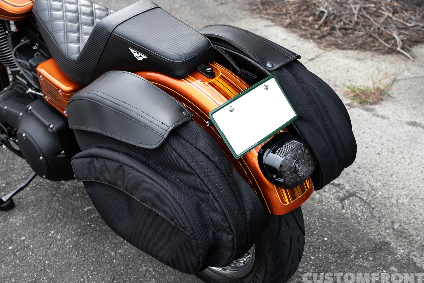 ダイナスーパーグライド(FXDX)のパフォーマンスカスタム 2001年のリアエンド