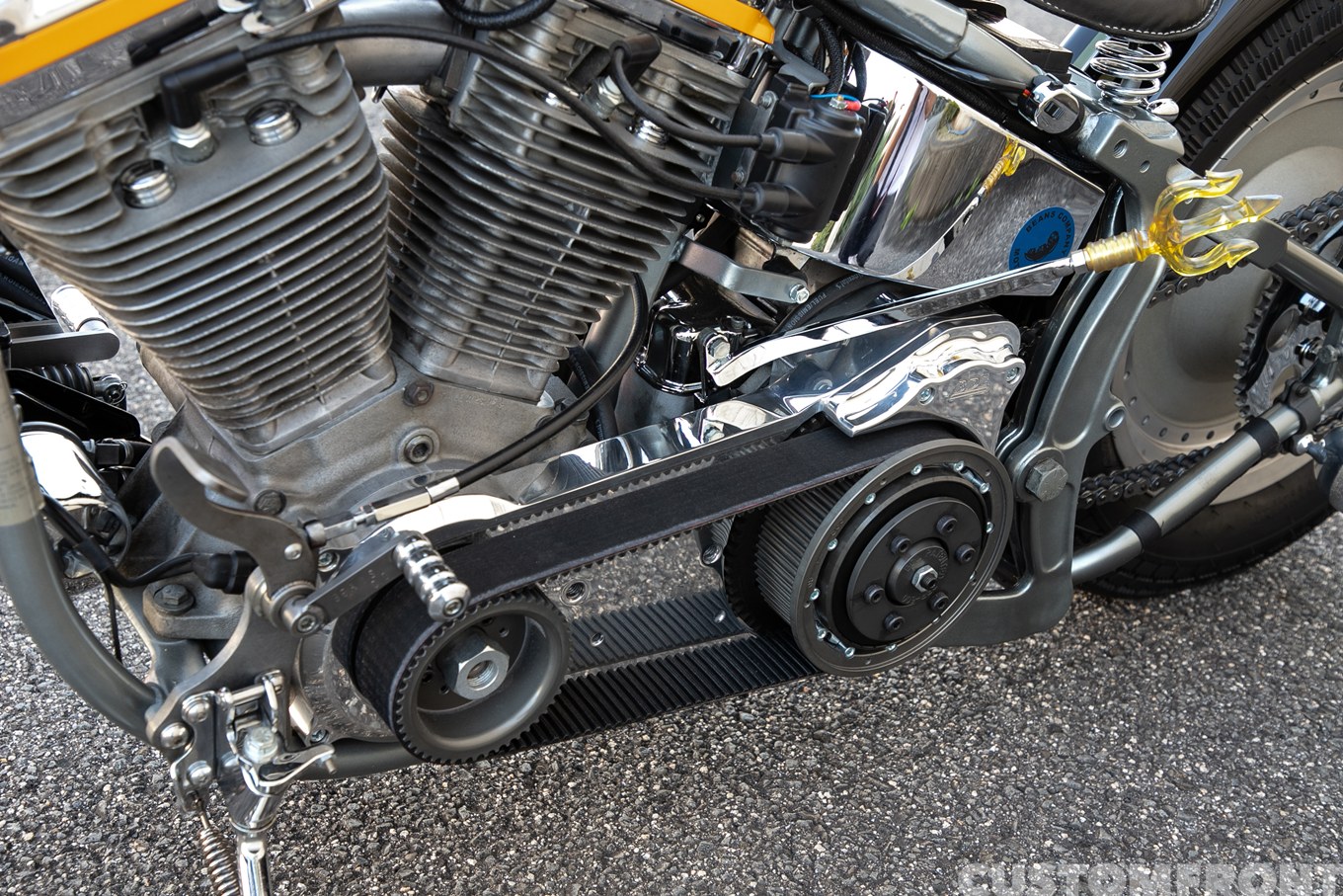 エボリューション(EVO)のファットボーイ(FLSTF)のソフテイルチョッパー 1990年のオープンプライマリー