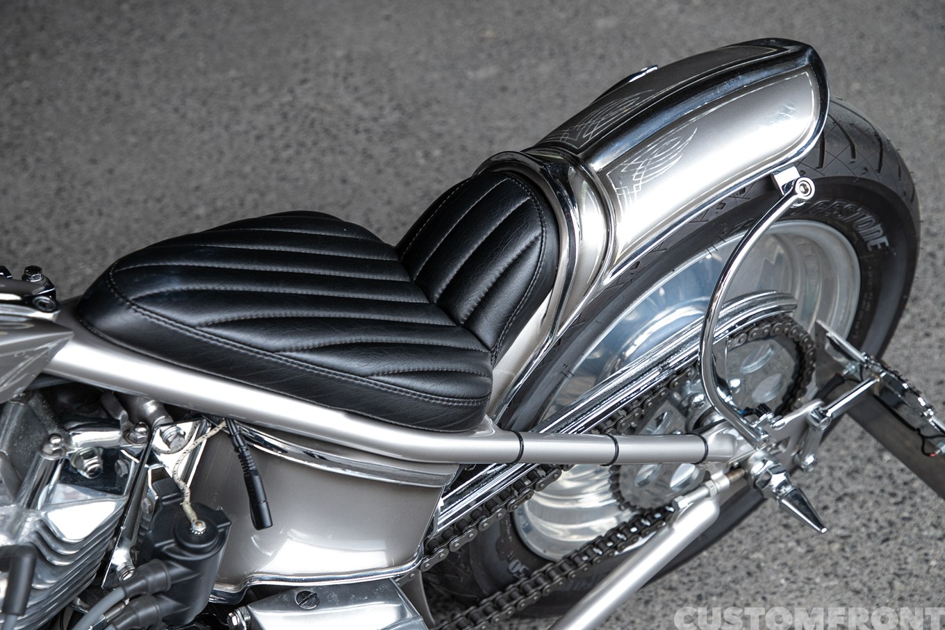 S&Sショベルヘッドのニュースクールチョッパーのリアフェンダー