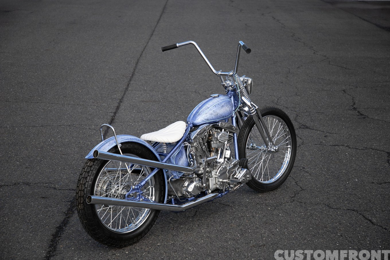 HAMANS CUSTOMのオーソドックスなシックスティーズ(1960年代後半)のアーリーショベルチョッパー・ハマンズカスタム