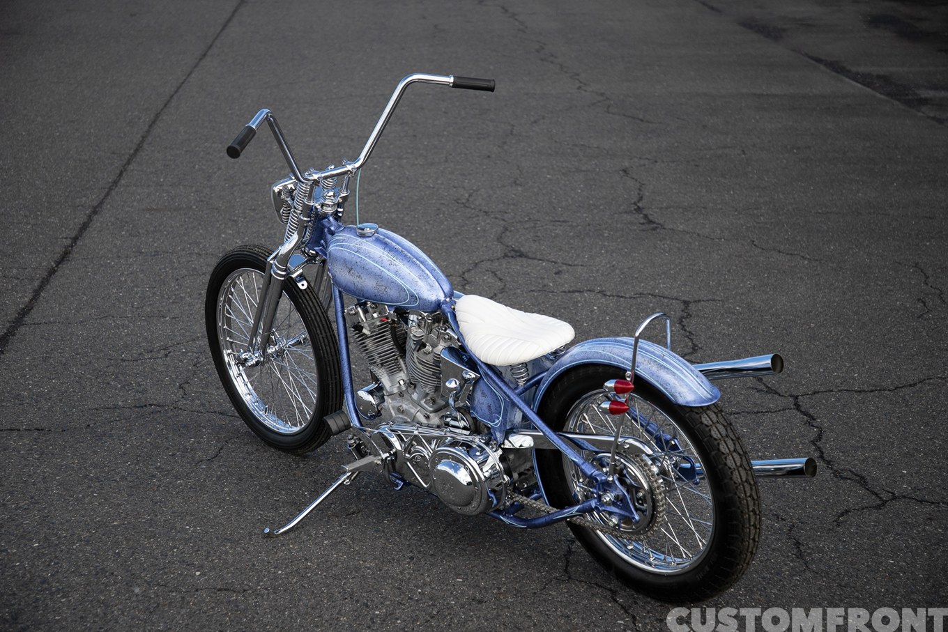 HAMANS CUSTOMのオーソドックスなシックスティーズ(1960年代後半)のアーリーショベルチョッパー・ハマンズカスタム