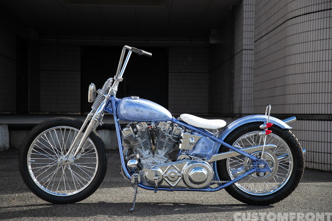 HAMANS CUSTOMのオーソドックスなシックスティーズ(1960年代後半)のアーリーショベルチョッパー・ハマンズカスタム