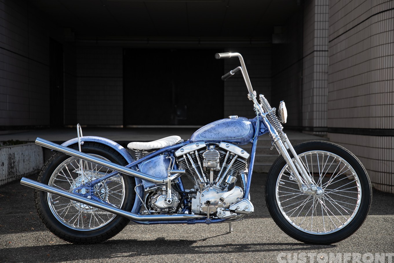 HAMANS CUSTOMのオーソドックスなシックスティーズ(1960年代後半)のアーリーショベルチョッパー・ハマンズカスタム