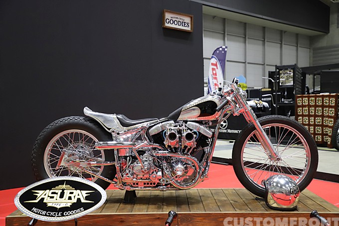 MOTOR CYCLE GOODIES／1982 Harley-Davidson Shovelheadの2025 AWARD(HCS) アワードバイク 横浜ホットロッドカスタムショー