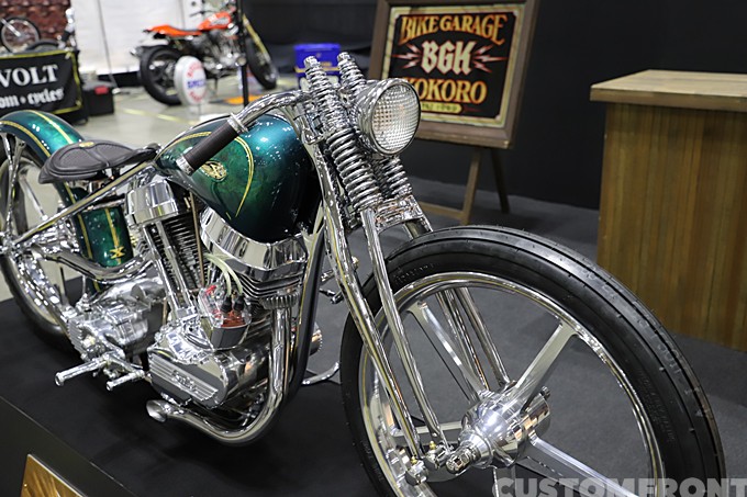 BIKE GARAGE KOKORO／1961 Harley-Davidson FL PanheadのBest of Show Motorcycleの2025横浜ホットロッドカスタムショー