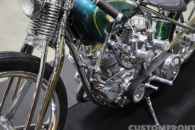 BIKE GARAGE KOKORO／1961 Harley-Davidson FL PanheadのBest of Show Motorcycleの2025横浜ホットロッドカスタムショー