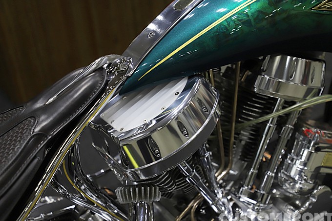 BIKE GARAGE KOKORO／1961 Harley-Davidson FL PanheadのBest of Show Motorcycleの2025横浜ホットロッドカスタムショー