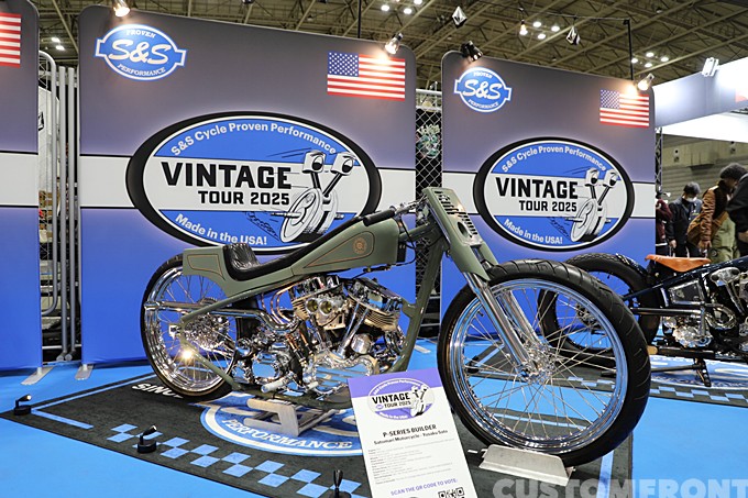 SATOMARI MOTORCYCLE／1969 S&S Panheadの2025 AWARD(HCS) アワードバイク 横浜ホットロッドカスタムショー
