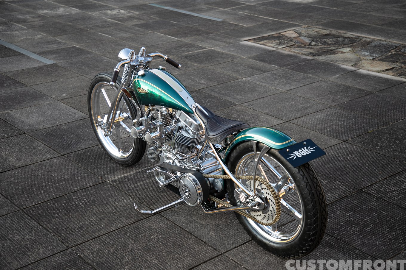 BIKE GARAGE KOKORO(BGK)の2025HCSアワード Best Of Show Motorcycleのパンヘッドカスタムチョッパー FL 1961年