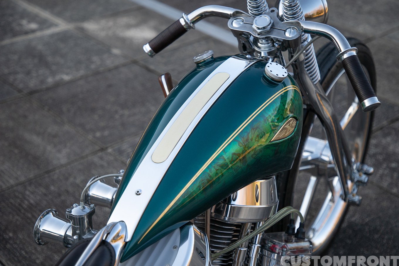 HCS2025アワード Best Of Show MotorcycleのFL 1961年のガスタンク