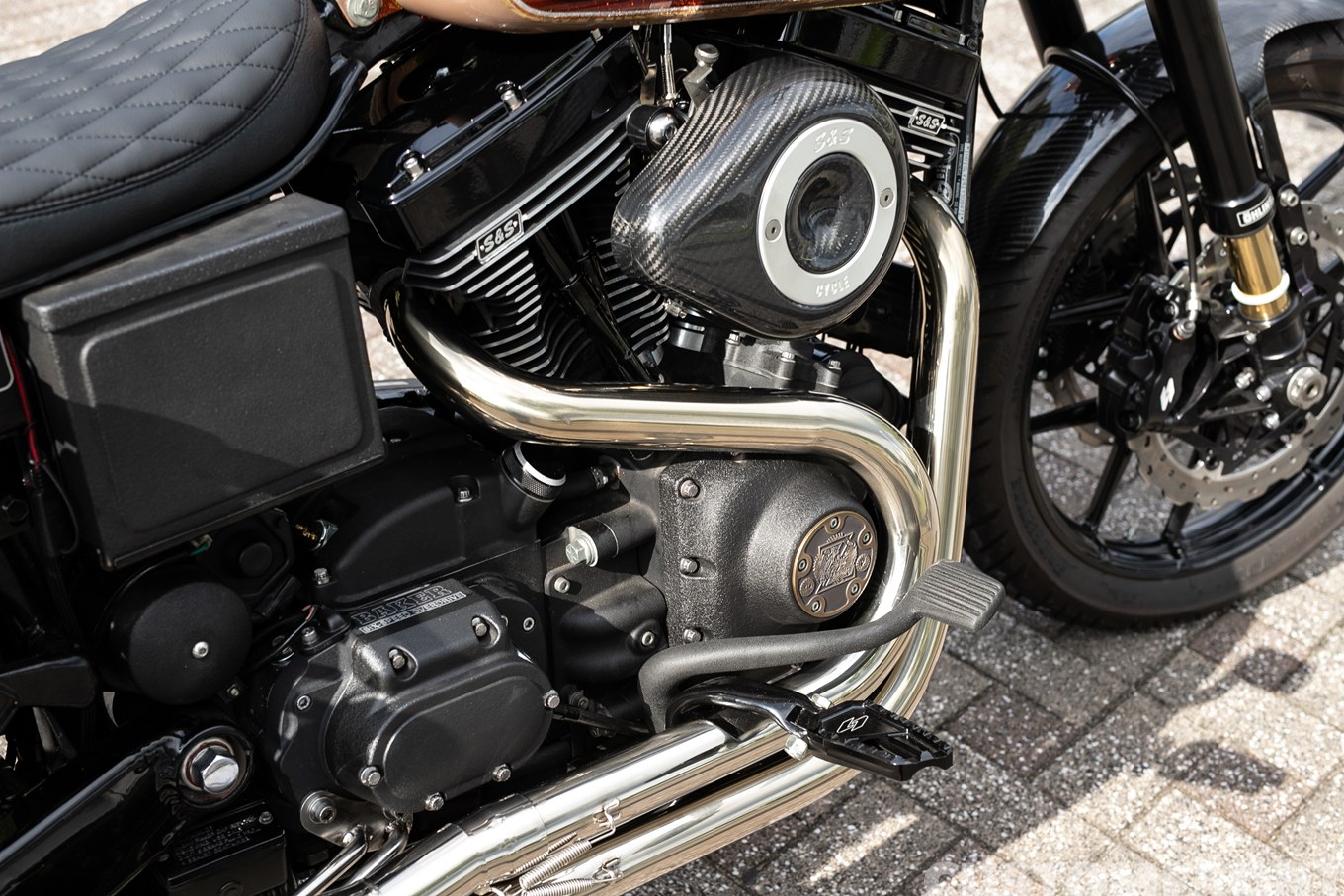 ハーレーのFXDXTスポーツのパフォーマンススタイルカスタム 2001年のエンジン