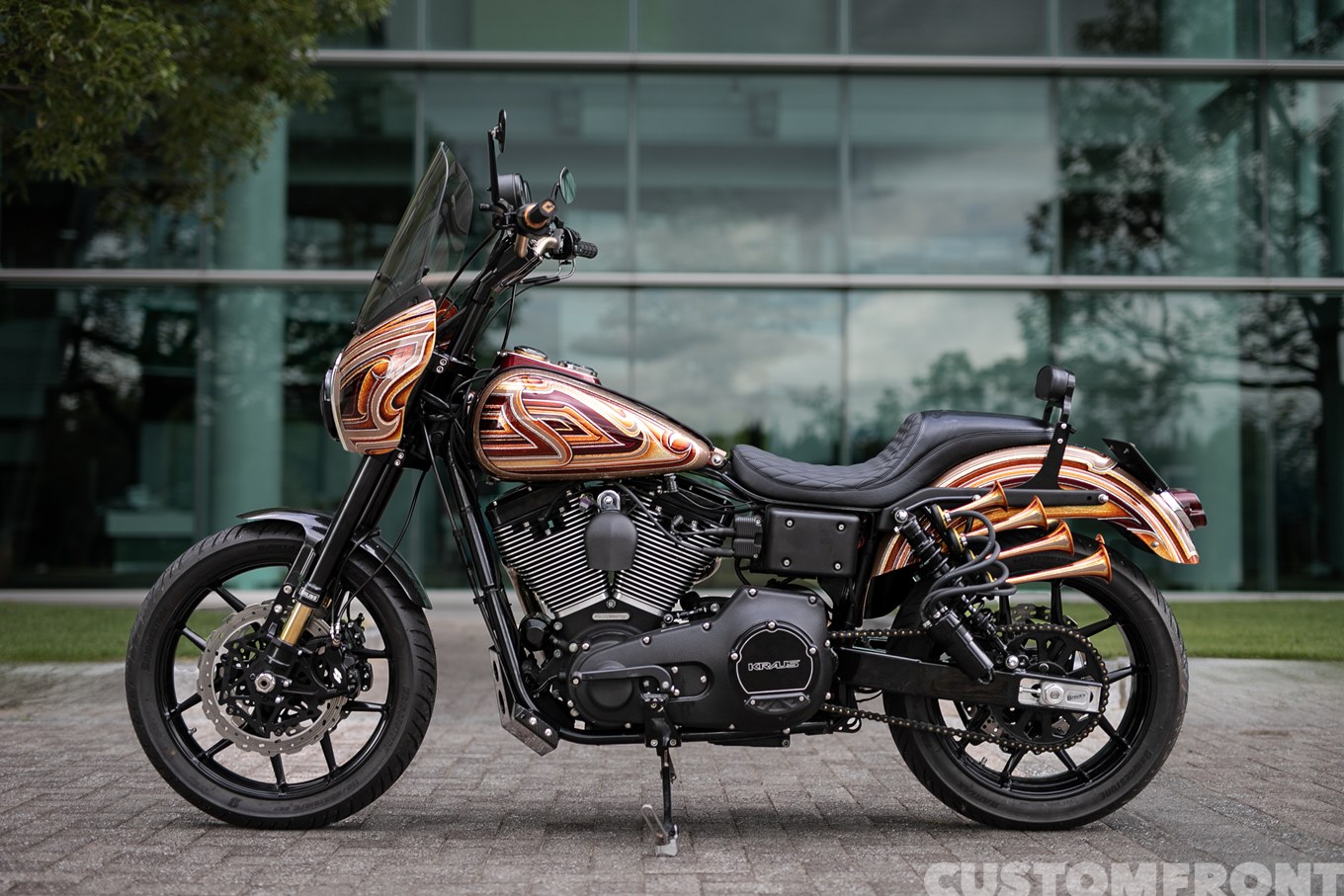 ヴィダモーターサイクルのハーレーのFXDXTスポーツのパフォーマンススタイルカスタム 2001年