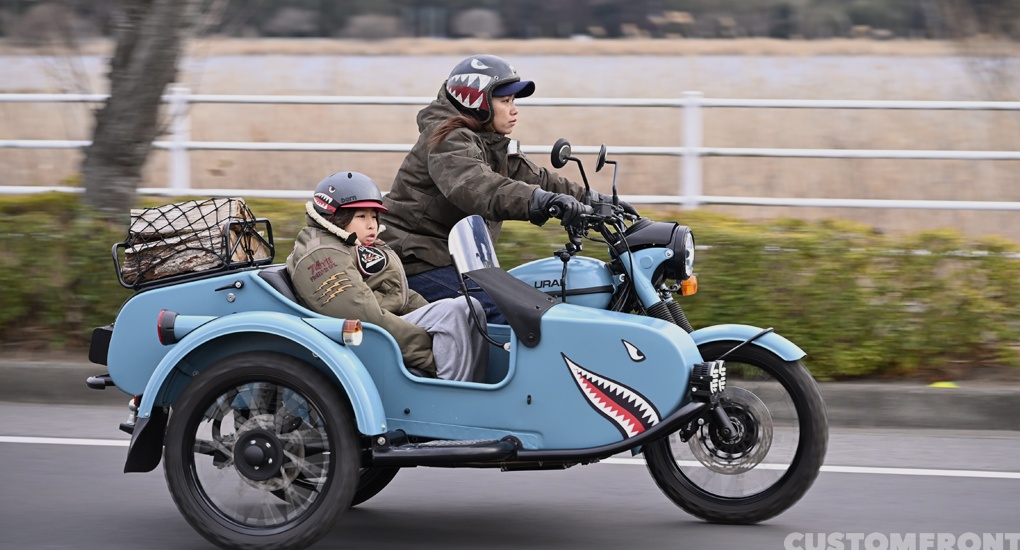 ガレージエルフの5児のママの日常を彩る、サイドカー『ウラル(URAL)』