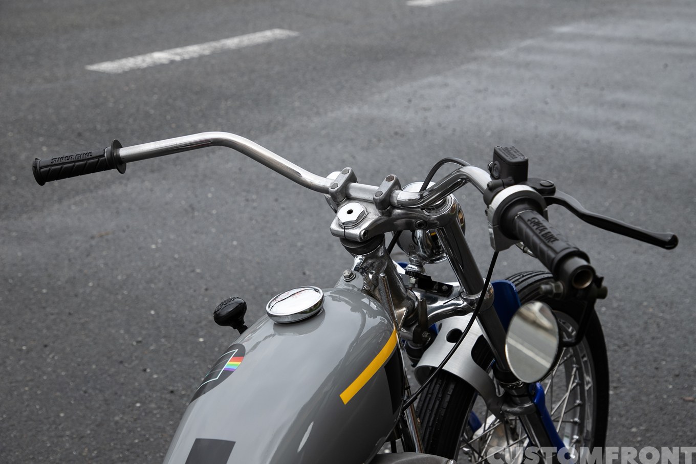 ハーレー ナックルヘッドストローカーのチョッパーのハンドル