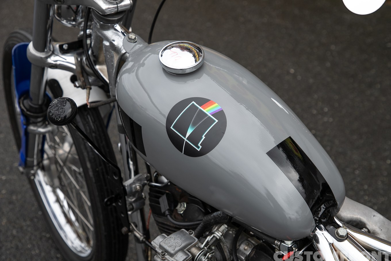 ハーレー ナックルヘッドストローカーのチョッパーのガスタンク
