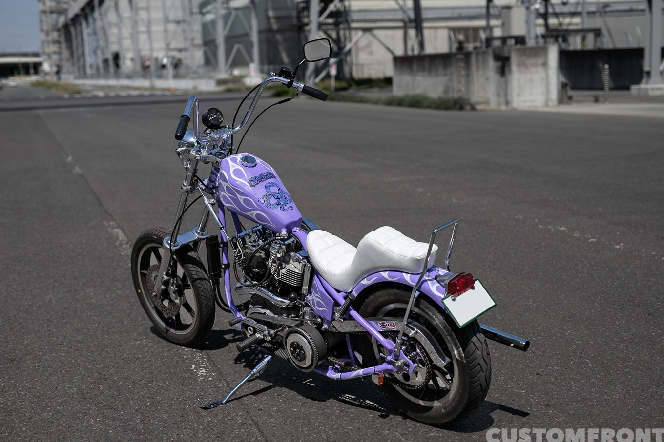 モトリガレージのハーレー S&S ショベルヘッド(SHOVELHEAD)のフリスコスタイルチョッパー