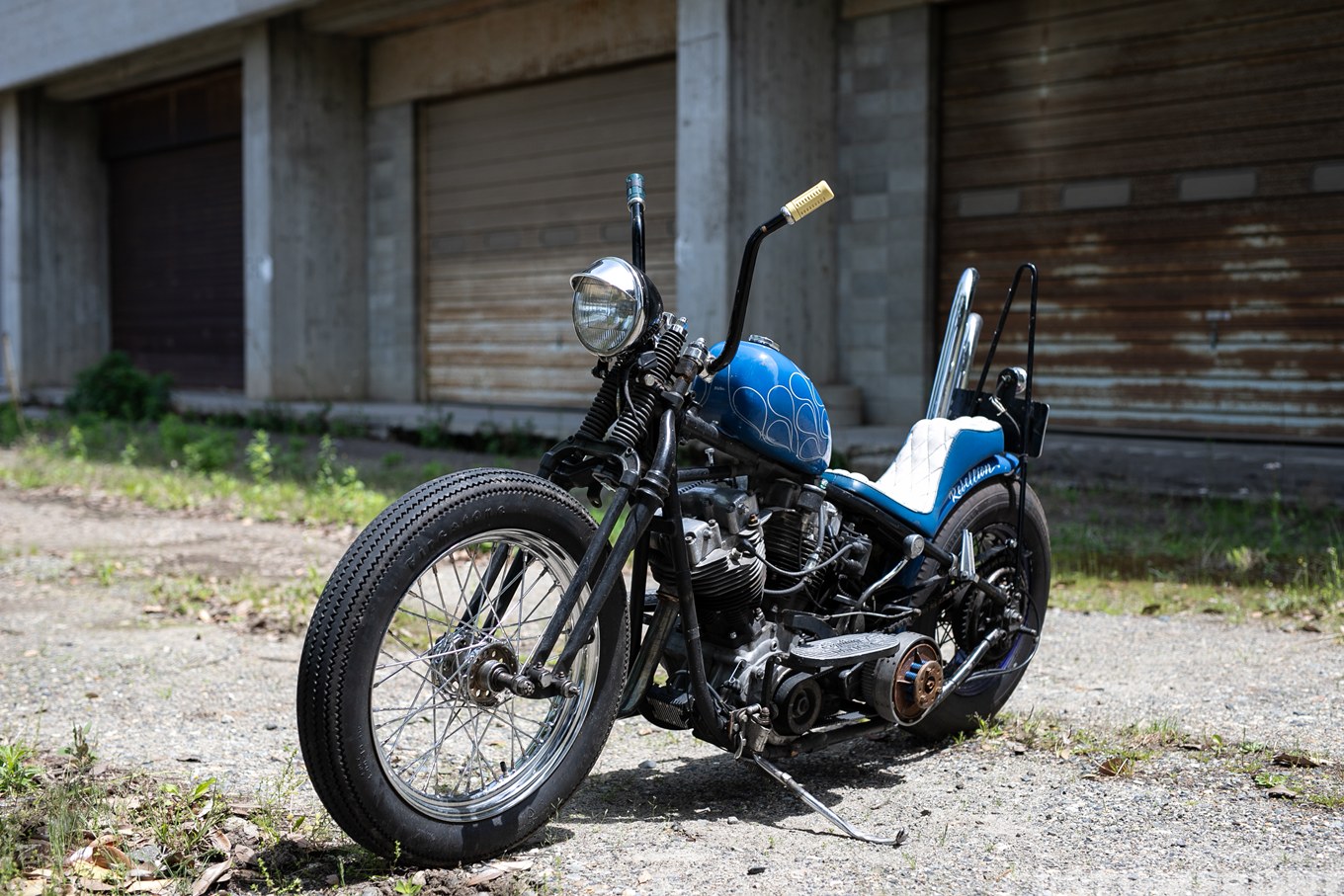 REBELLION MOTOR CYCLEのハーレー ショベルヘッドの鬼ハン（バサラスタイル）チョッパー 1978年