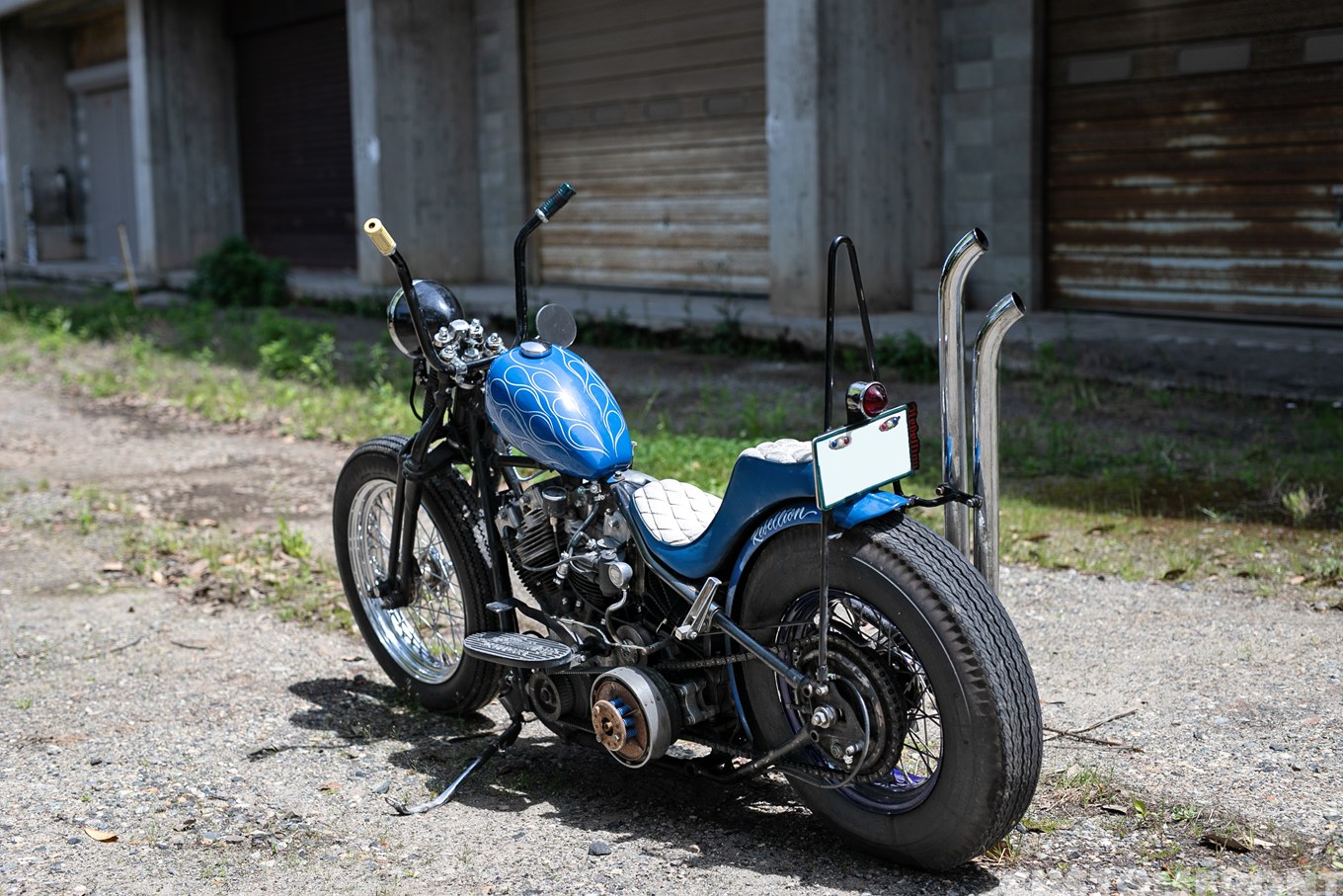 REBELLION MOTOR CYCLEのハーレー ショベルヘッドの鬼ハン（バサラスタイル）チョッパー 1978年
