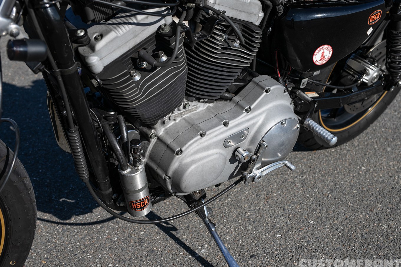 ハーレー スポーツスターXL1200R 2004年のフットコントロール