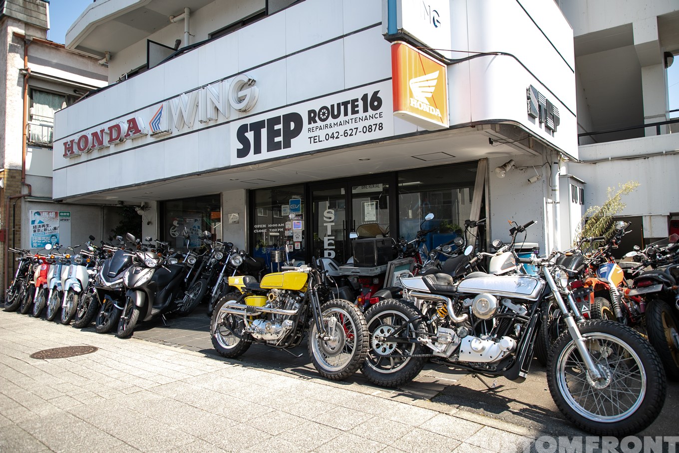ステップ16号店 STEP16 BRANCHのバイクショップ